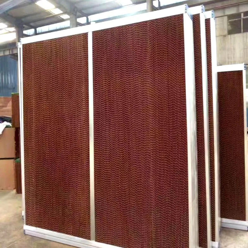 Poultry House Evaporative Wet Curtain Cooling Pad System Low Airflow Resistance