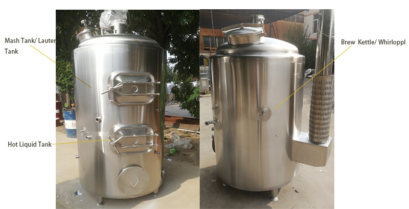 Оборудование пивоваренного завода танка месива высокой эффективности, толстое оборудование 500Л Бревпуб