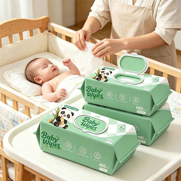 Baby Wipes 100pcs/Bag | Ultra-Soft Gentle Cleansing for Newborn & Sensitive Skin