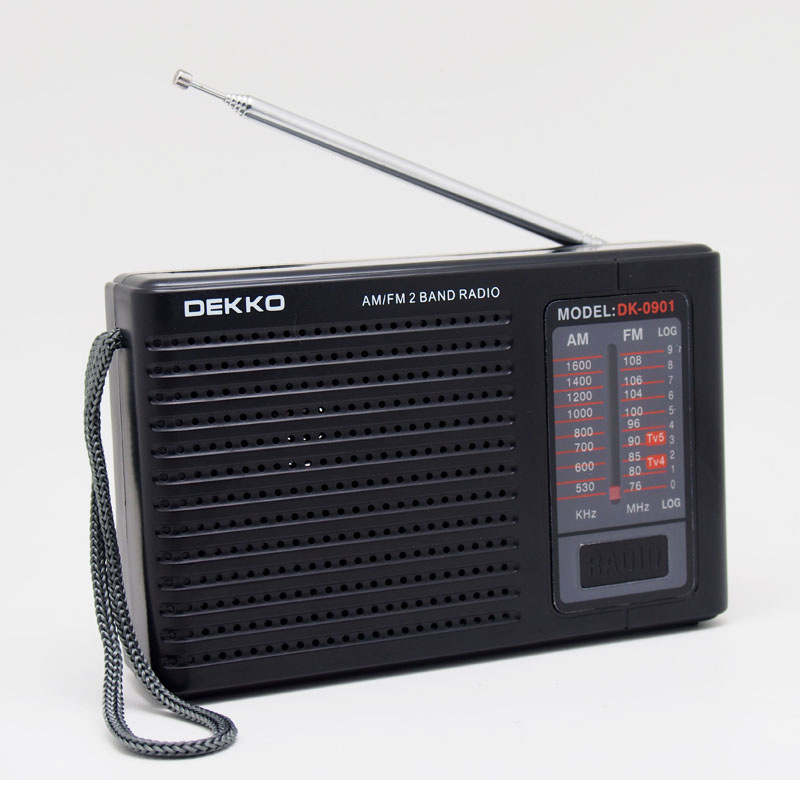 Высокозвучное настольное радио со спикером AM/FM зарядка адаптер DC