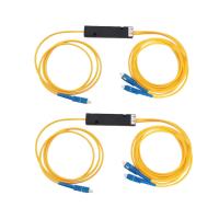 Acoplador da fibra da janela FBT triplicar-se do SC UPC de LSZH G652D