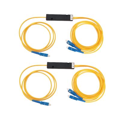 Acoplador da fibra da janela FBT triplicar-se do SC UPC de LSZH G652D