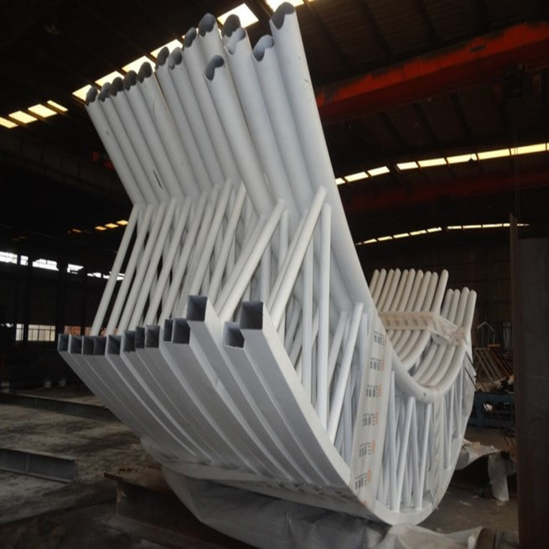 Q355B Q235B Prefab Steel Structure Stadium Fabrication Truss Processing CE AISC