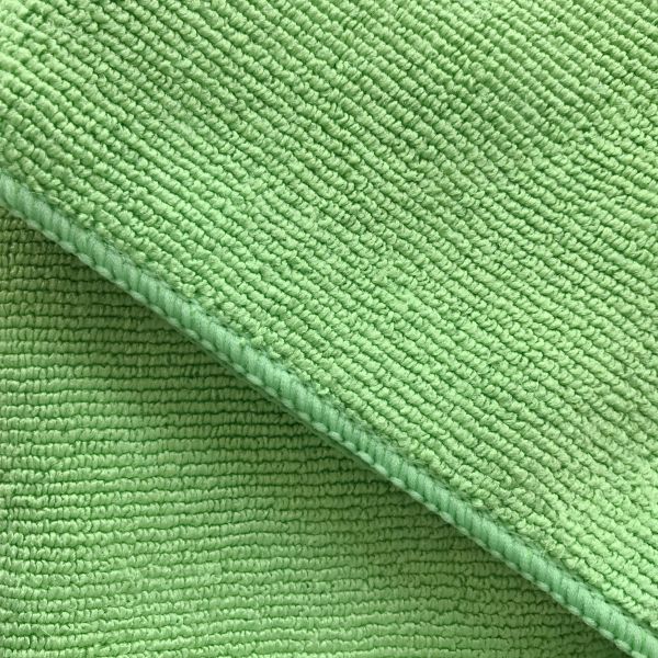 High weight warp knitting easy washing cake towels absorbing water microfiber wipes in kitchen