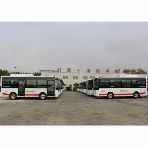 6M Bateria Elétrica Mini Bus City 14 Sits Leaf Spring Suspensão.