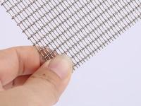 A planície tecida da cortina do fio tece o metal decorativo Mesh For Large Surface Coverings