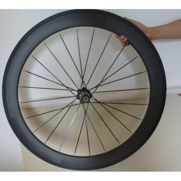 carbon China700c 60mm wheels tubular with 100% hand bulit 3k /matt /glossy finishroad bike