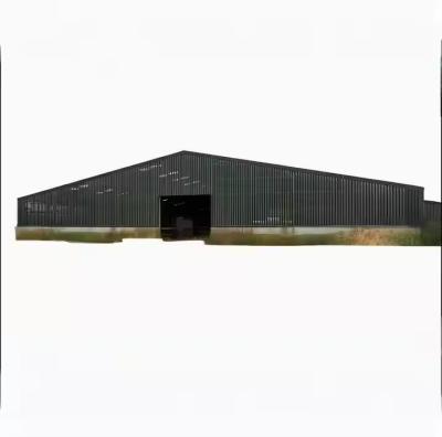 Farmhouse Style Steel Structure Cow Shed Prefabricated Temporary Storage Buildings