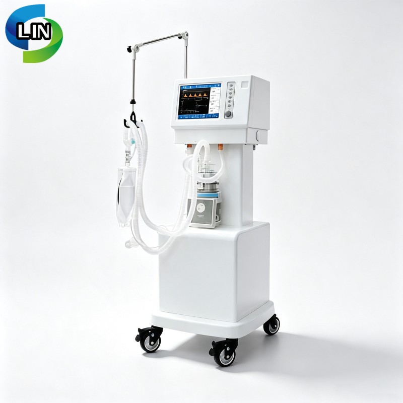 ICU Critical Care Ventilator with Spontaneous Breathing Mode and Tidal Volume