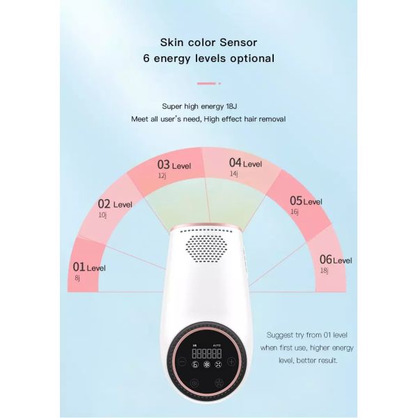 Hair removal laser 600000 flash professional permanent IPL epilator for women