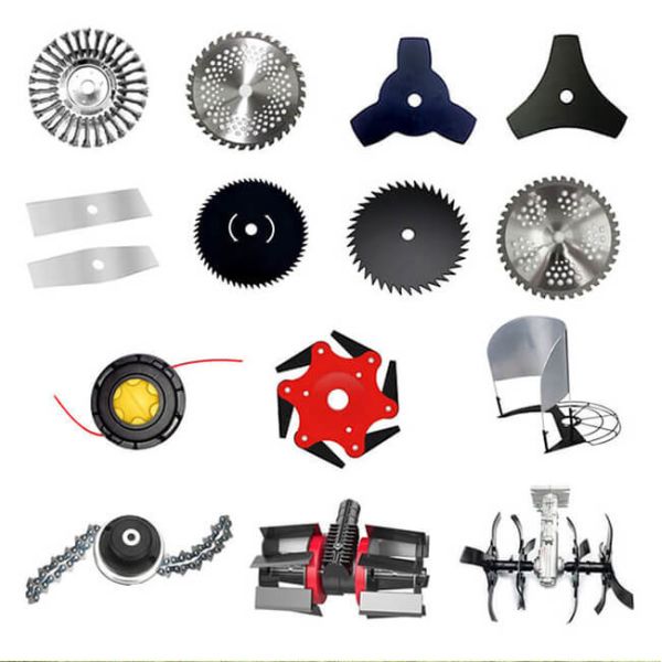 3 части резца щетки зуба стальных засевают части травой едока засорителя триммера лезвия резца