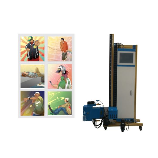 Zkmc Thin Smart 3d Digital Wall Printing Machine Automatic