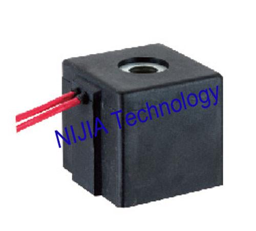 Waterproof 21W Pneumatic Solenoid Coil for Packing Machine , OD 14.4mm DC24V