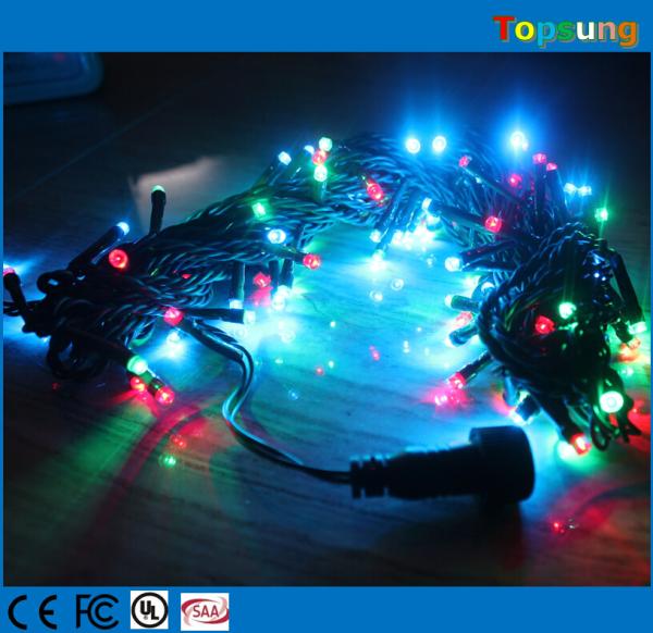 200 led twinkle rgb led string ip65 with controller for outdoor christmas decoration