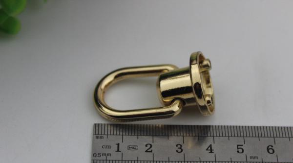High quality light gold zinc alloy 16 mm metal stud rivet for handbag straps