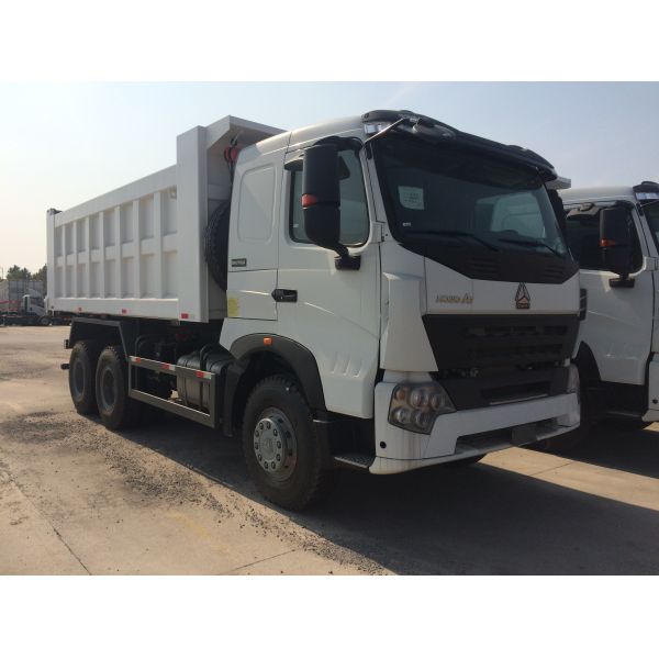 16m3 6x4 White Heavy Duty Dump Truck Ten Wheeler Hydraulic Front Lift Type