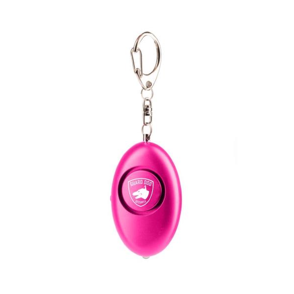 Black Pink Personal Security Alarms Smart Siren 40g Plastic 130DB Women Keychain With LED Light