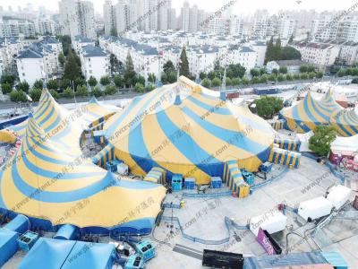 Customized Special Size Colorful High Peak  Pagoda Tent with Decoration and Waterproof Cover for Outdoor Event / Party