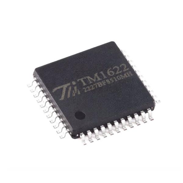 TM1622 LQFP-52 Image mémoire à 192 points des composants électroniques des circuits intégrés de puce de pilotage à cristaux liquides et pilote LCD multifonctionnel