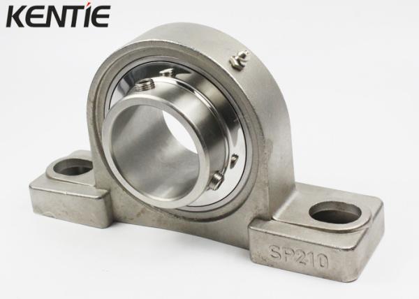 Large Stainless Steel Pillow Block Bearing SUCP210 Anti - Oxidation 50 * 51.6 * 200mm