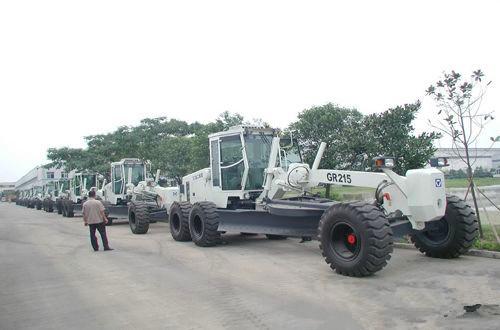 New CIVL GR215 Motor Graders In Yellow White 7 tons Operating Weight yellow colour