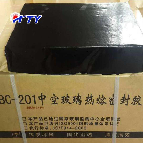 Water Vapor Penetration Rate 10gm3 or less Hot Melt Butyl Sealant Rubber Offering Durable Seal for Door Insulating Glass