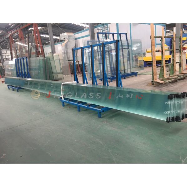Aesthetic Oversized Balustrade 2hr Fire Rated Safety Glass