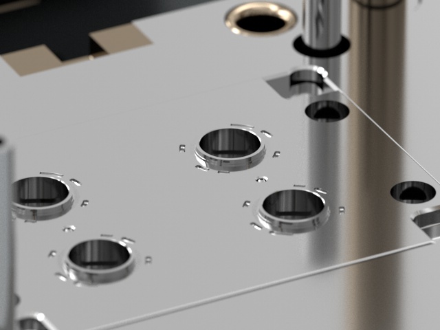 OEM / ODM: Двойная инжекционная формование и умный дверной звонок кнопка (1 * 4) No.23675 & 23676