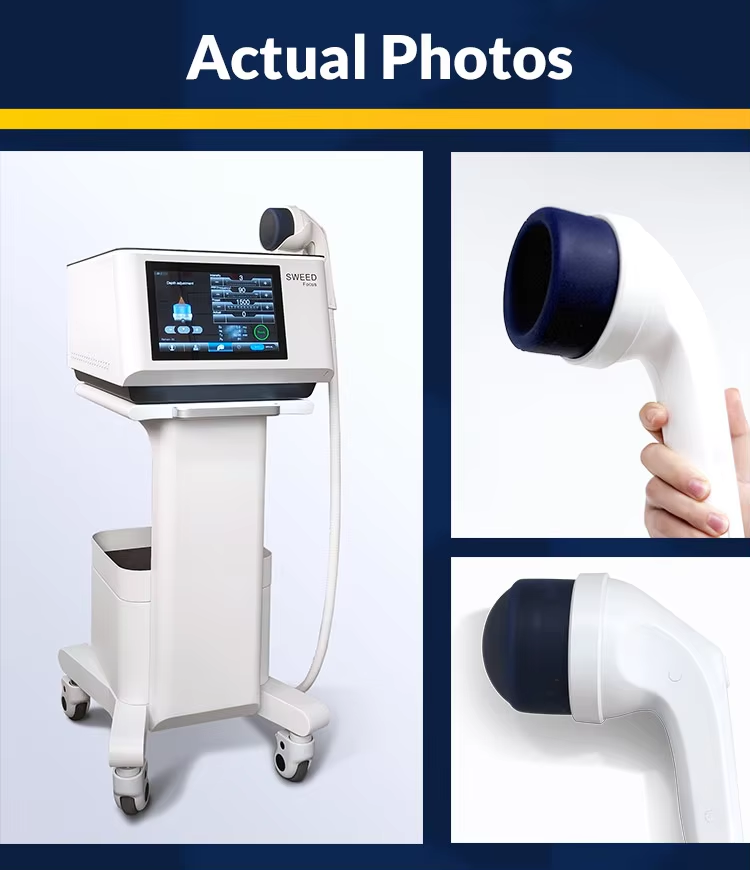 Gomecy Focus Shockwave Therapy Soft Type Shockwave Extracorporeal Shock Wave Therapy Machine