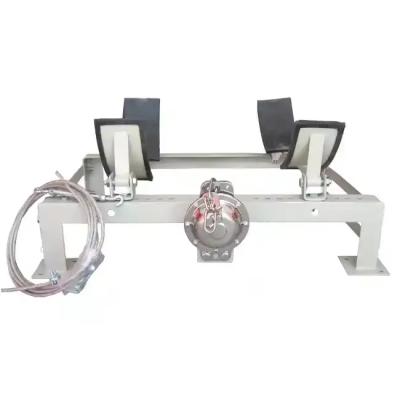 Flat life raft cradle