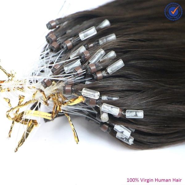 Micro extensões do cabelo do laço, grampo do ser humano de 100% em extensões naturais do cabelo