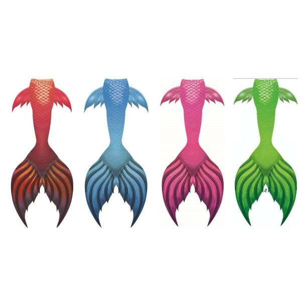 Lightweight Mermaid Bikini Bathing Suit For Pool , Children Mermaid Cosplay