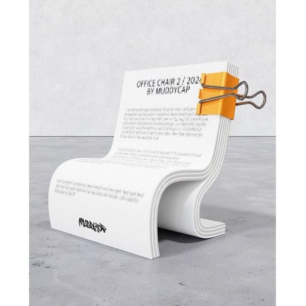 Musical Cloud Resin Bench LED Lighting Hand Painted Handmade Artistic Outdoor Seating Flower Pattern