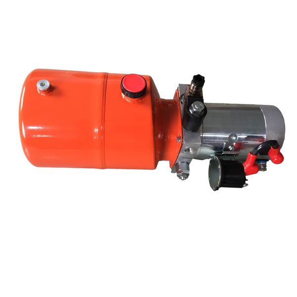 Unidad anaranjada de la energía hydráulica del acuerdo de DC del tanque de acero 6L para el remolque de la descarga