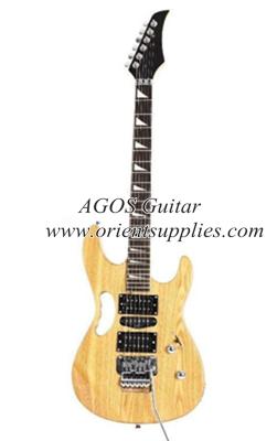 39" Electric Guitar - Ibanez Copy with Handle Solidwood color AG39-IB3