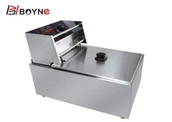 8L Oil Tank Stainless Steel Fryer For Fried Snack Fried Chicken Equipment