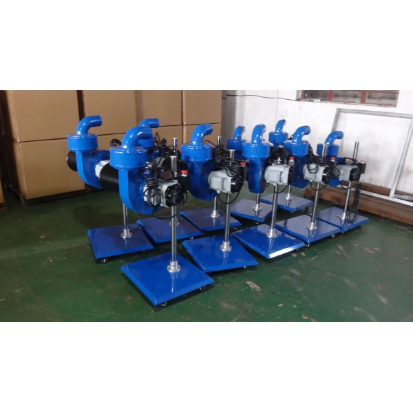 Portable Exhaust Extractor with Dual Nozzles Mobile Fume System for Dual Tailpipe Vehicles
