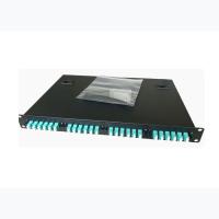 el panel de remiendo de la fibra óptica 1u 19, el panel de remiendo del cable de fribra óptica del puerto de SC/FC/ST/LC 48