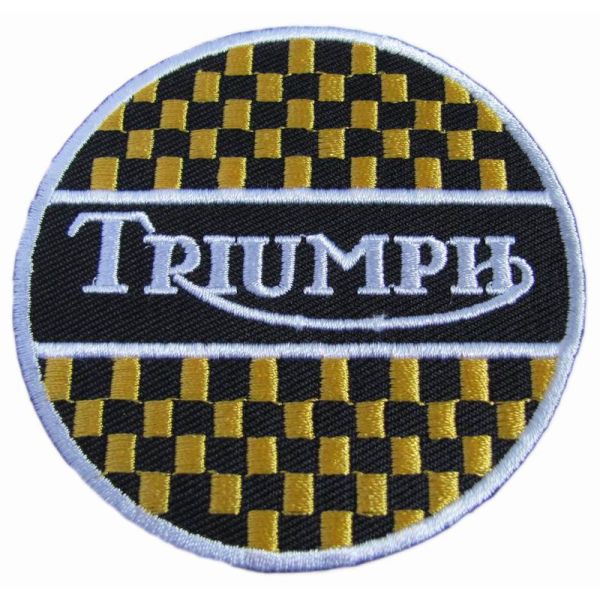 Pantone Twill Sewing Embroidered Patches Iron On Badge Dry Cleanable PMS