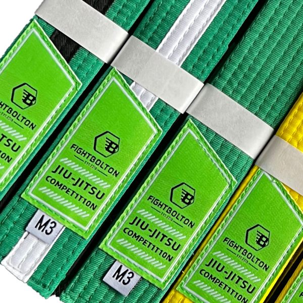 Durable 100% Cotton BJJ Belt for Kids Training with Custom Logo