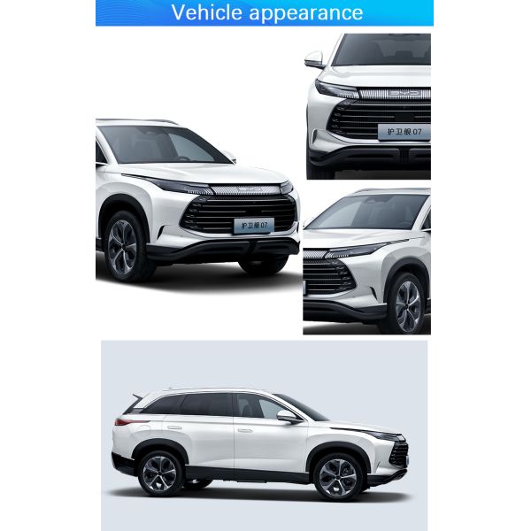 Tiempo de carga rápida de 0.37 horas y tamaño de 4820*1920*1750mm 2023 BYD Fregata 07 SUV Venta de automóvil 205KM Vehículo energético de lujo