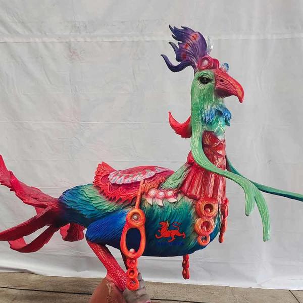 Criaturas chinesas míticos Miemengniao dos animais Animatronic realísticos da voz