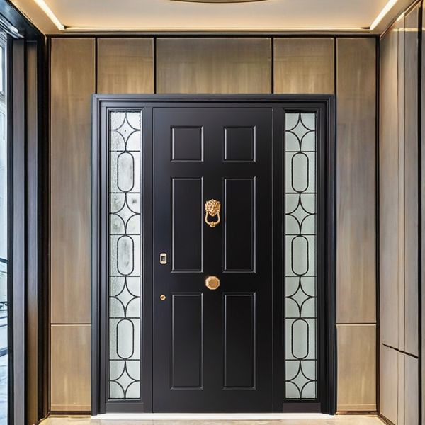 Optional Doorbell Polymer Exterior Door Anti Theft Steel Iron Collection