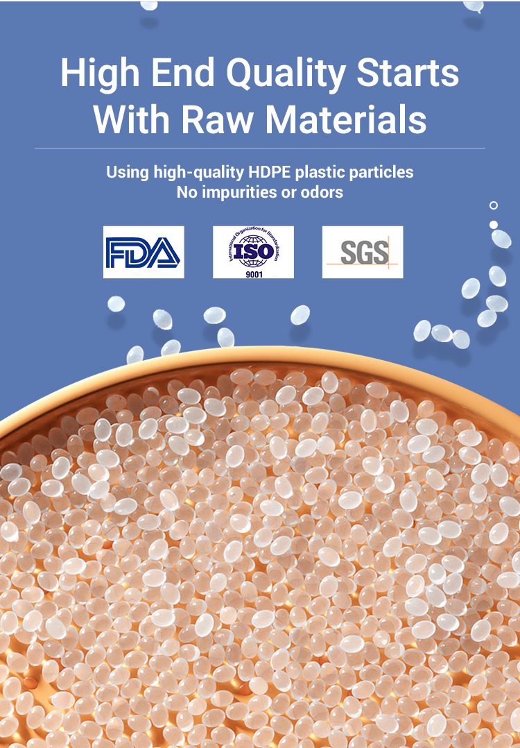 250 мл белый квадратный переработанный химический реагент бутылка HDPE пластиковые лабораторные бутылки