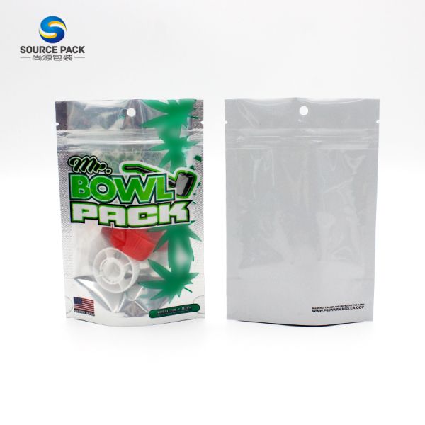 Gummy 3.5g Weed Mylar Ziplock Stand Up Bags With Soft Touch