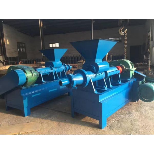 Raw Material Coal Cinder Breeze Charcoal Bar Coal Pellets Screw Briquette Excruder Machine