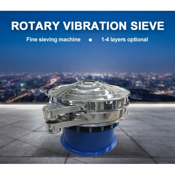 SUS304 Circular Vibrating Screen Separator For Industry Powder Sand