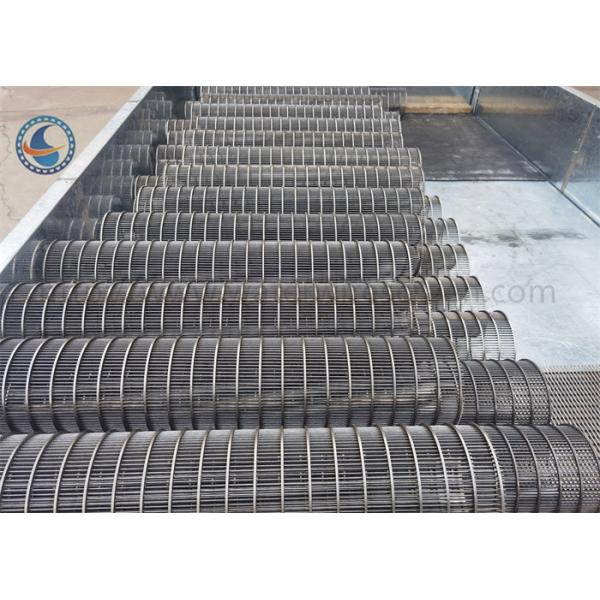 Reverse Winding Silk Screen Vee Wire Wrapped Screen SGS ISO