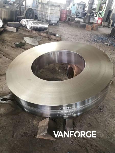 SS Alloy Steel Open Die Forgings Seamless Rolled Ring , Rolled Steel Rings