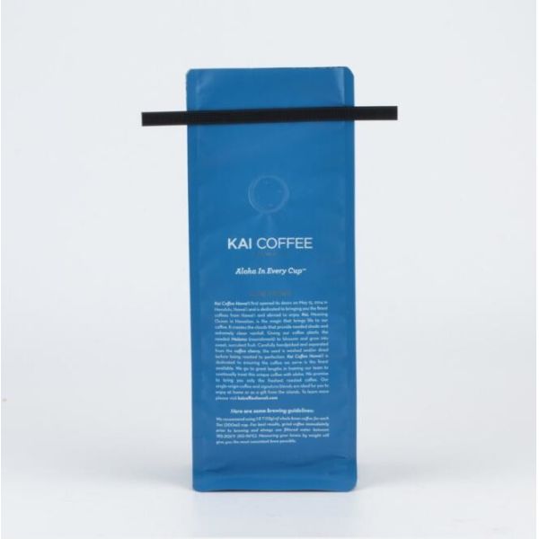High Barrier Printing Aluminum Foil Side Gusset Coffee Bags OEM With Zipper / Tin Tie